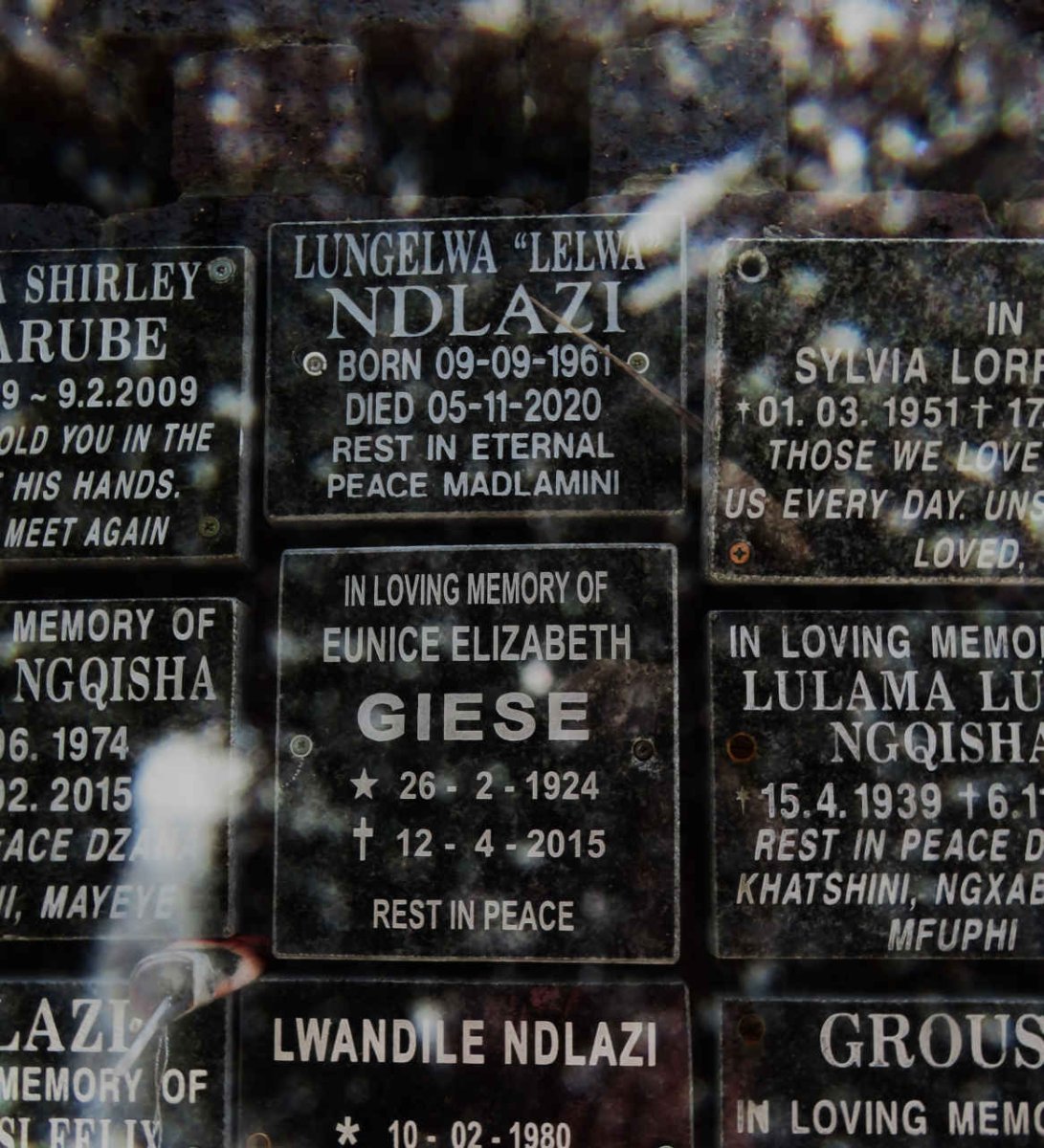 NDLAZI Lungelwa 1961-2020
