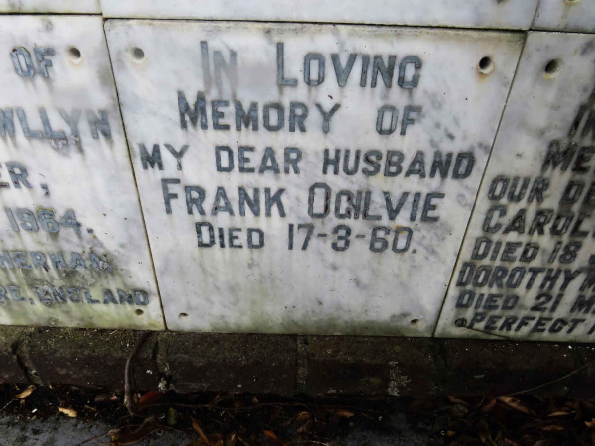 OGILVIE Frank -1960