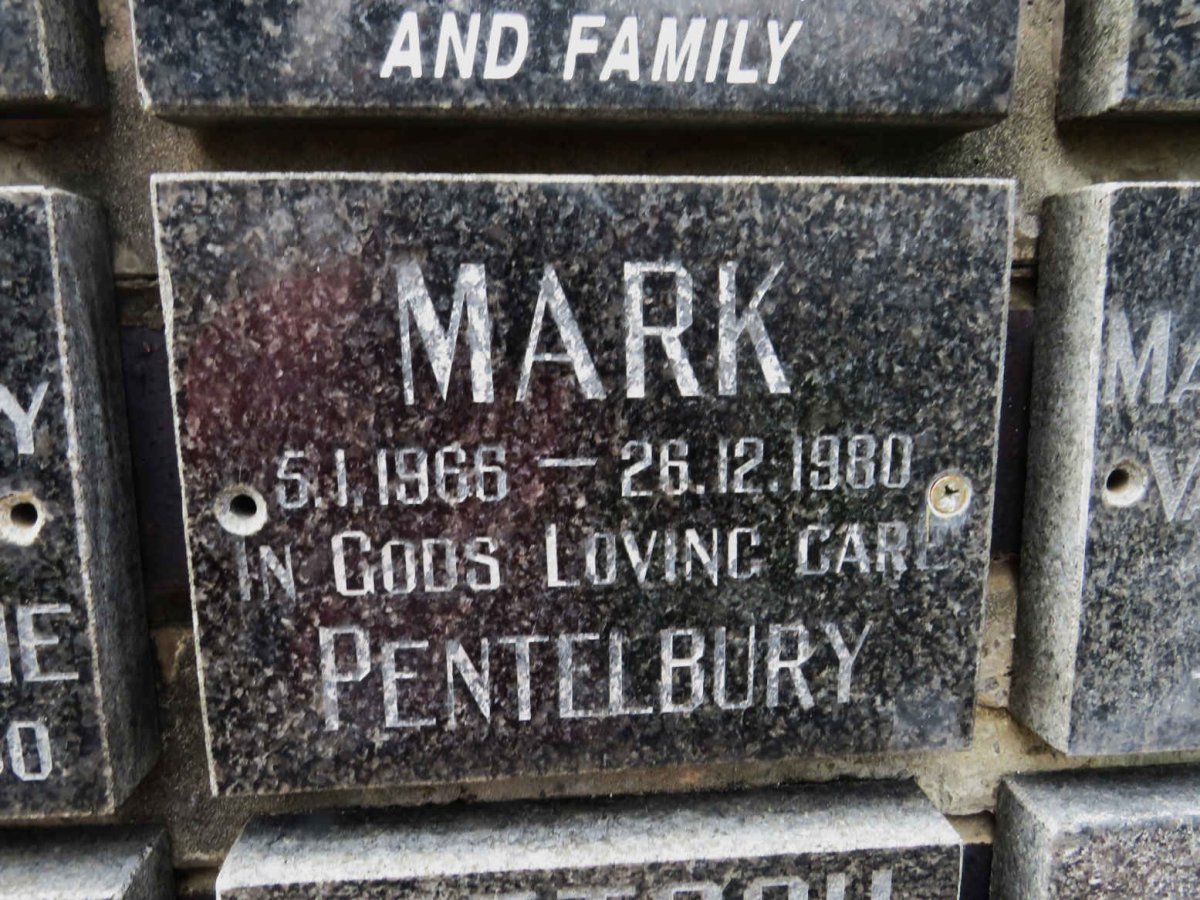 PENTELBURY Mark 1966-1980