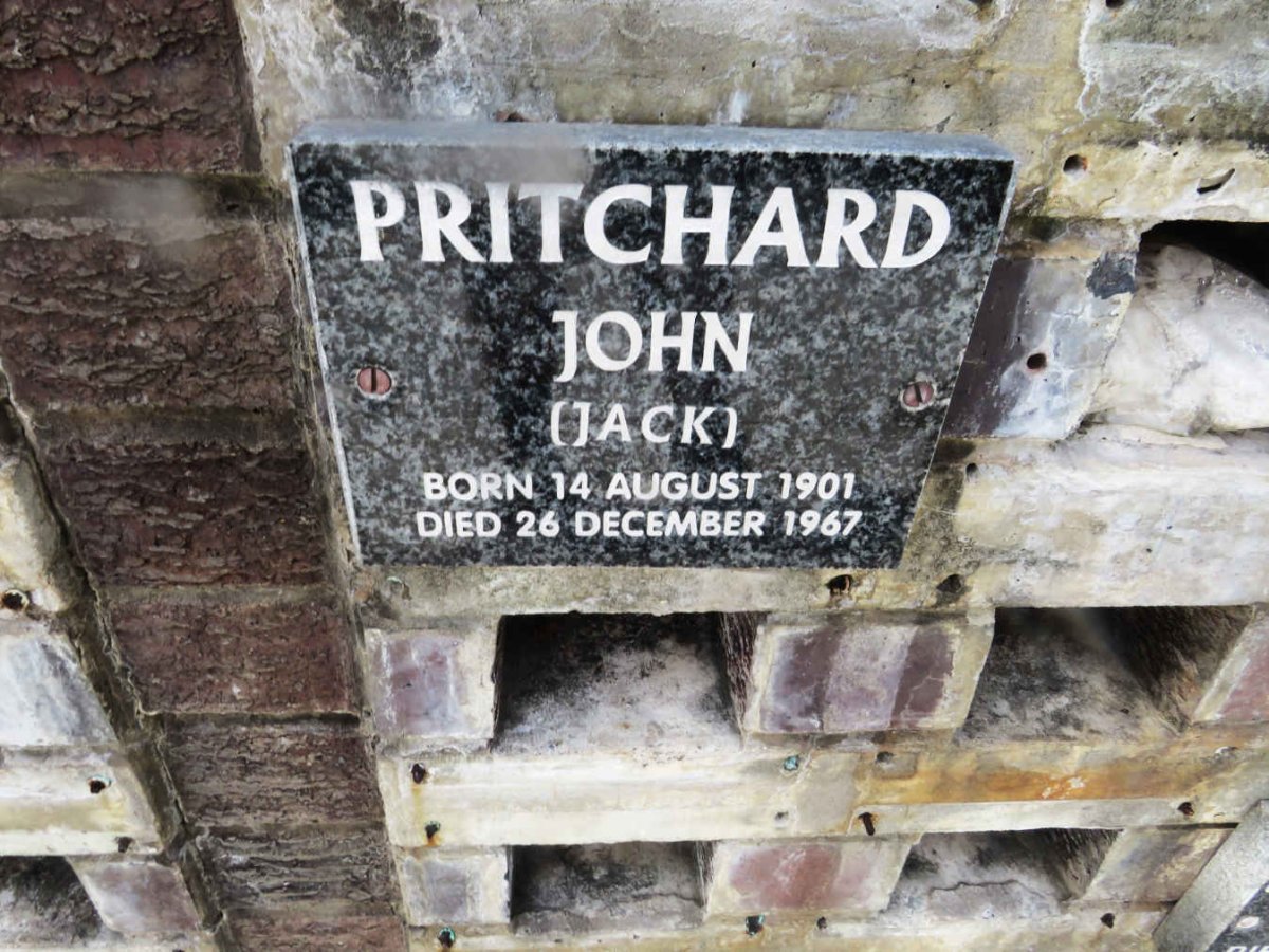 PRITCHARD John 1901-1967