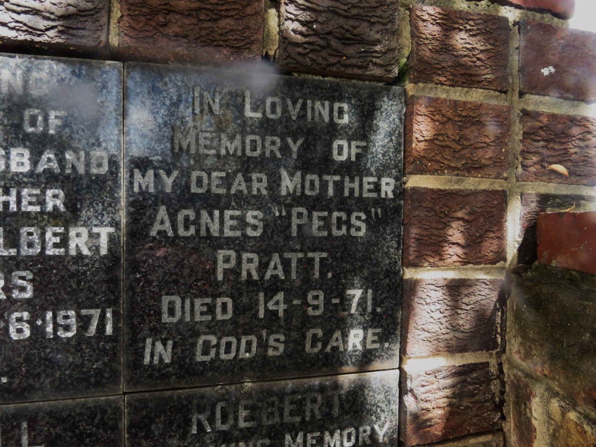 PRATT Agnes -1971