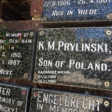 PRYLINSKI Kazimierz Michal 1907-1986