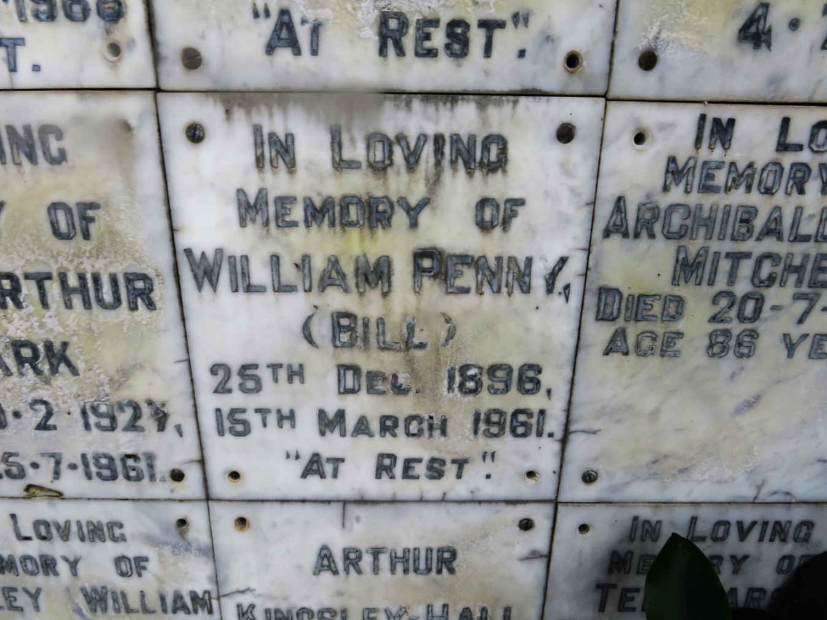 PENNY William 1896-1961