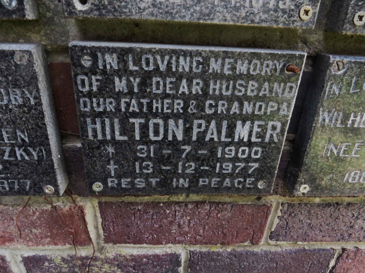 PALMER Hilton 1900-1977