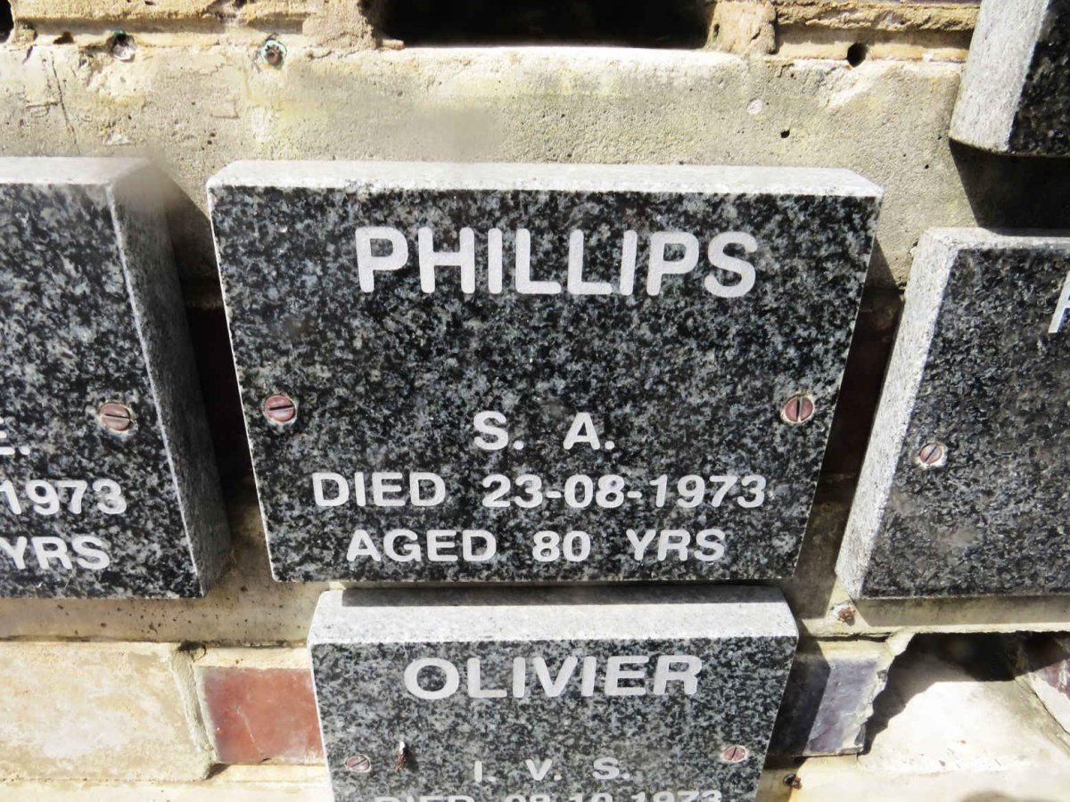PHILLIPS S.A. -1973