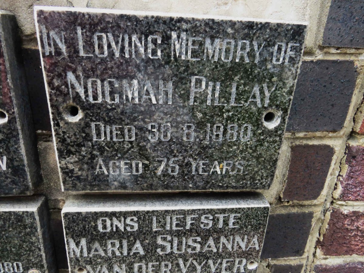 PILLAY Nogmah -1980