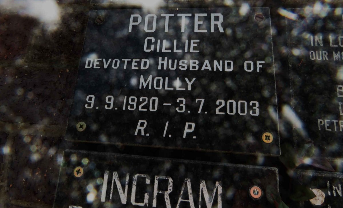 POTTER Gillie 1920-2003
