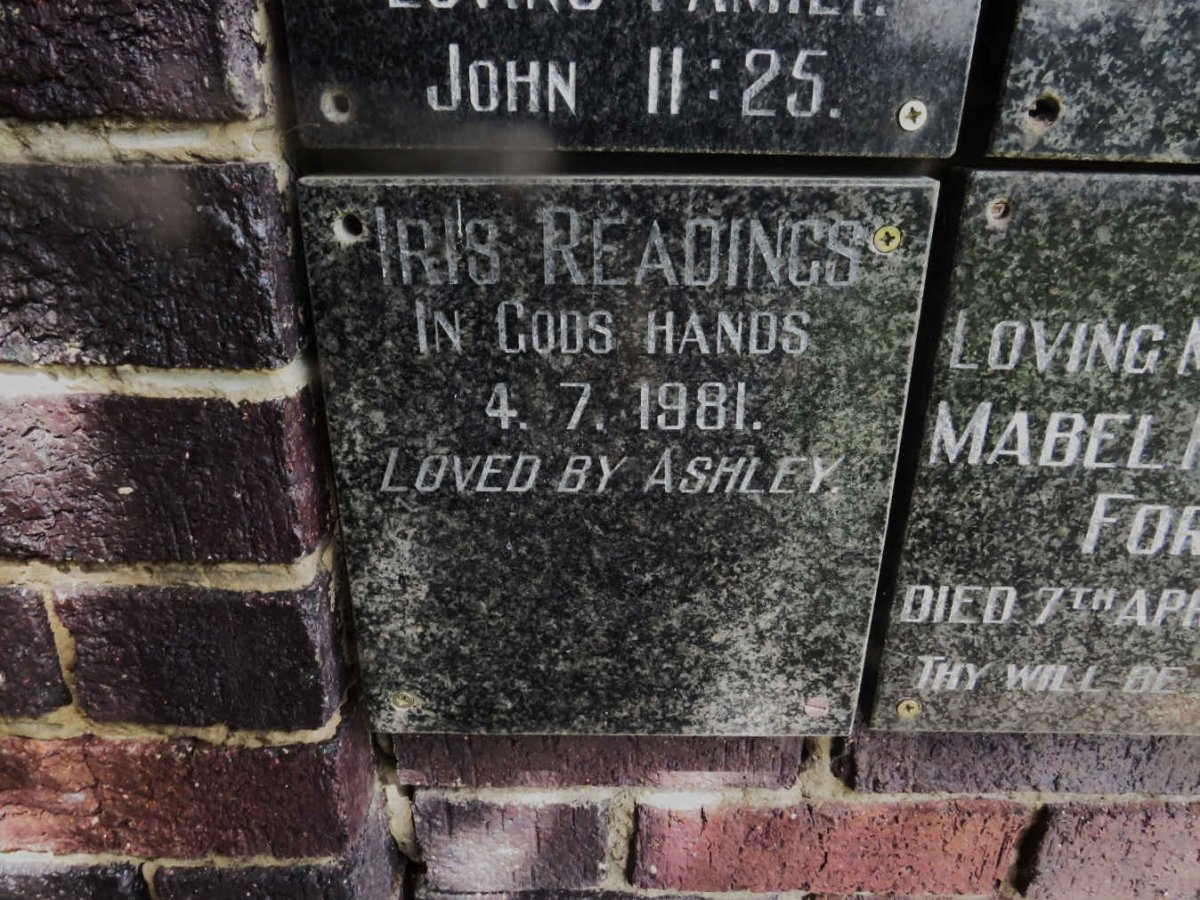 READINGS Iris -1981