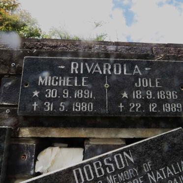 RIVAROLA Jole 1896-1989 &amp; Michele 1891-1980