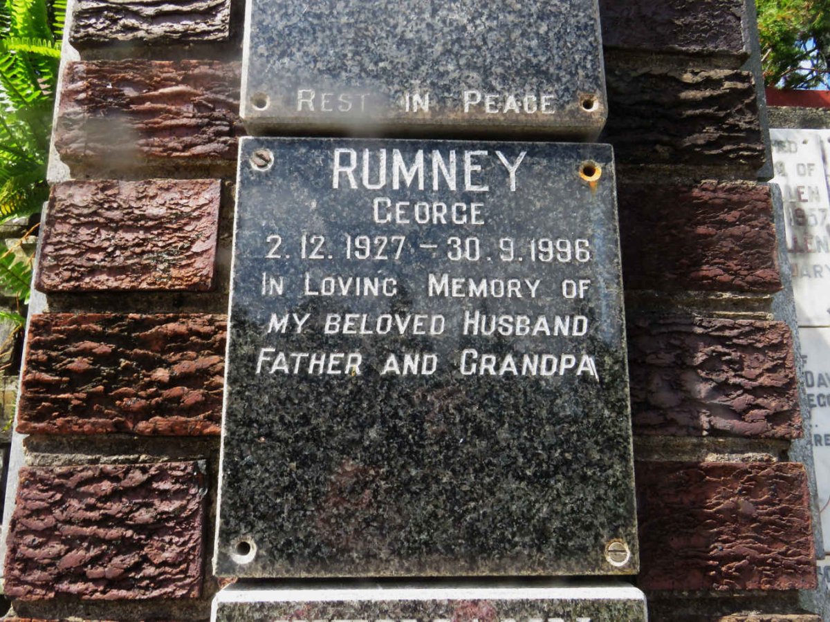 RUMNEY George 1927-1996