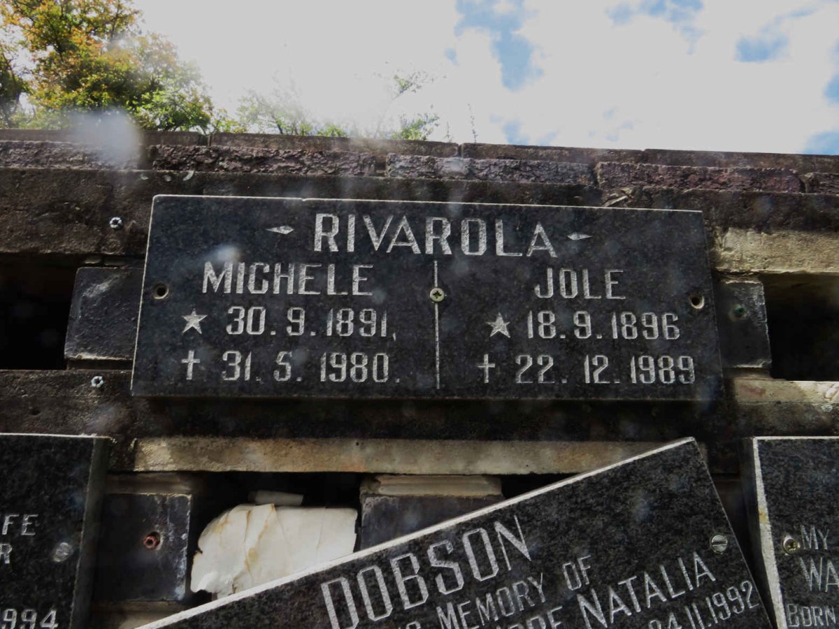 RIVAROLA Jole 1896-1989 &amp; Michele 1891-1980
