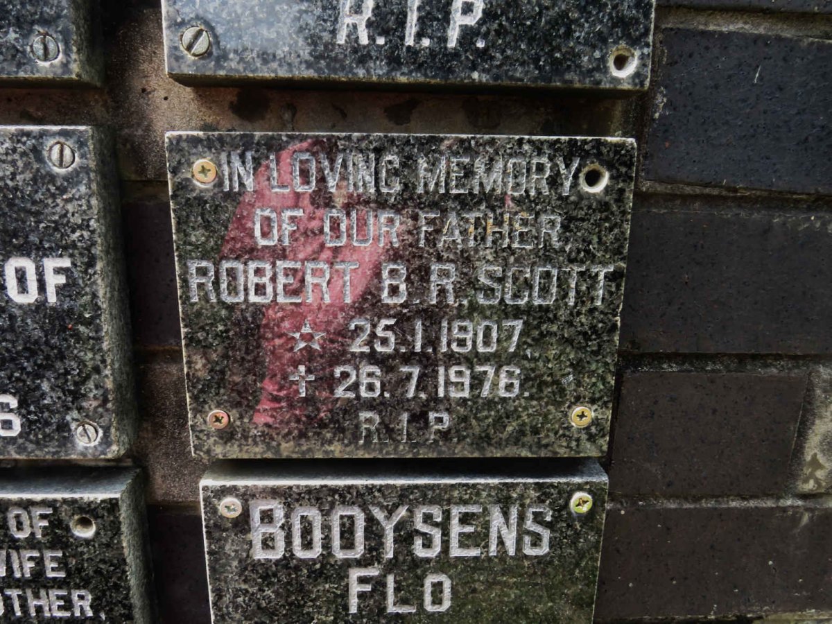 SCOTT Robert B.R. 1907-1976