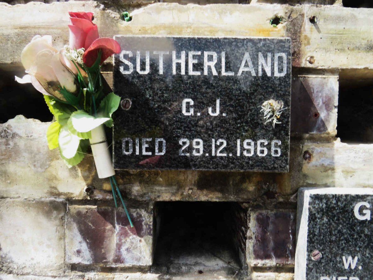 SUTHERLAND G.J. -1966