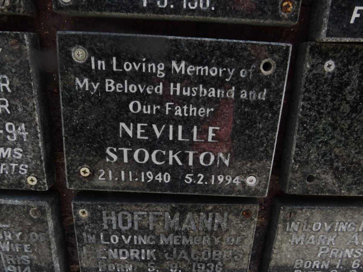 STOCKTON Neville 1940-1994
