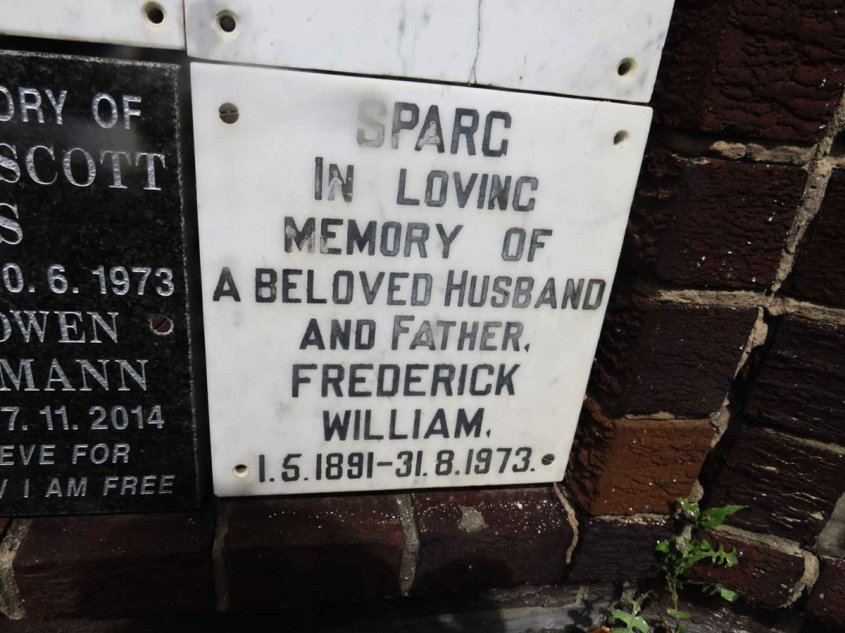 SPARG Frederick William 1891-1973