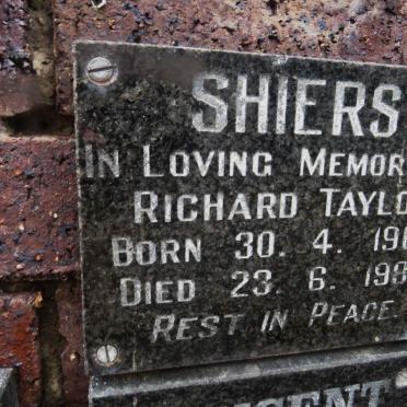 SHIERS Richard Taylor 1905-1989