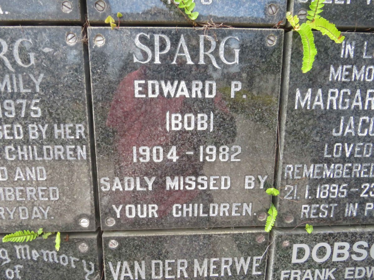 SPARG Edward P. 1904-1982