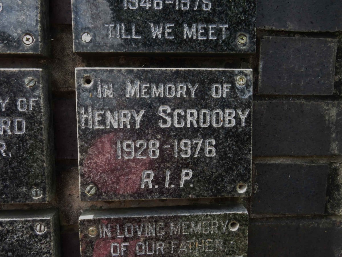 SCROOBY Henry 1928-1976