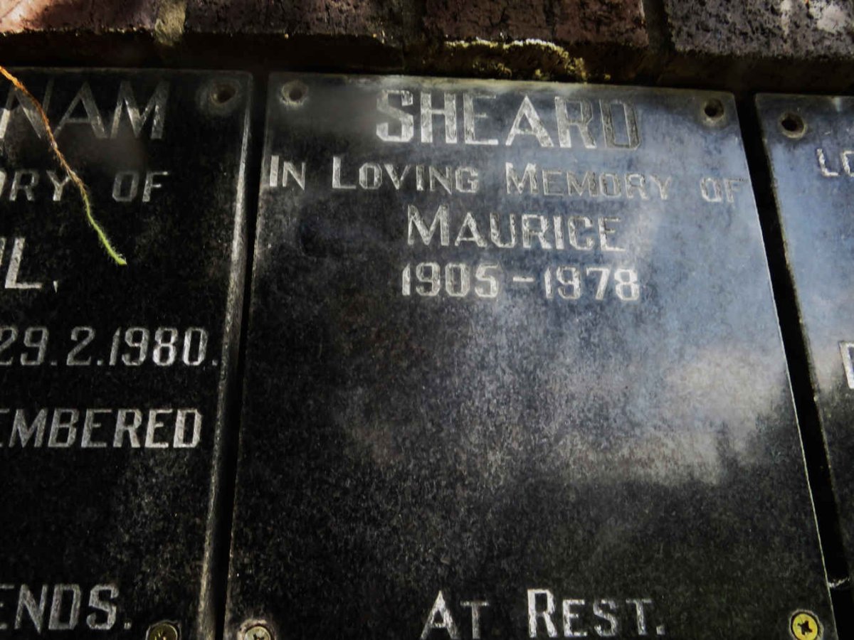 SHEARD Maurice 1905-1978