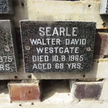 SEARLE Walter David Westgate -1965