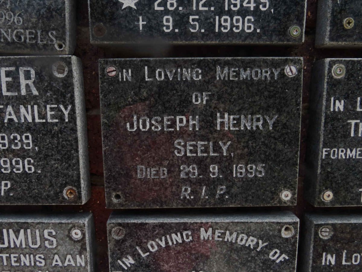 SEELY Joseph Henry -1995