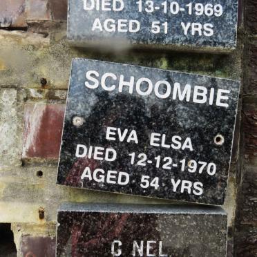 SCHOOMBIE Eva Elsa -1970
