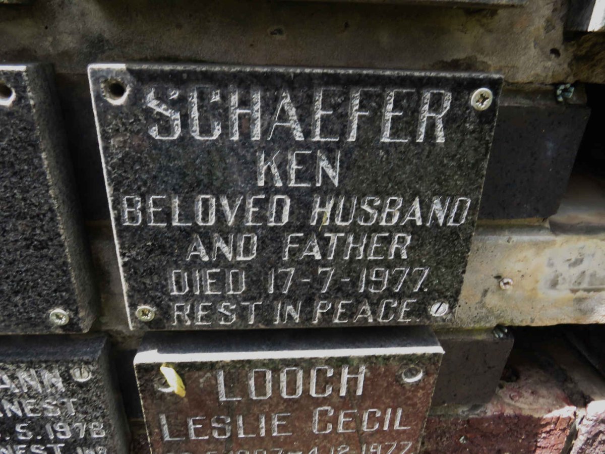 SCHAEFER Ken -1977