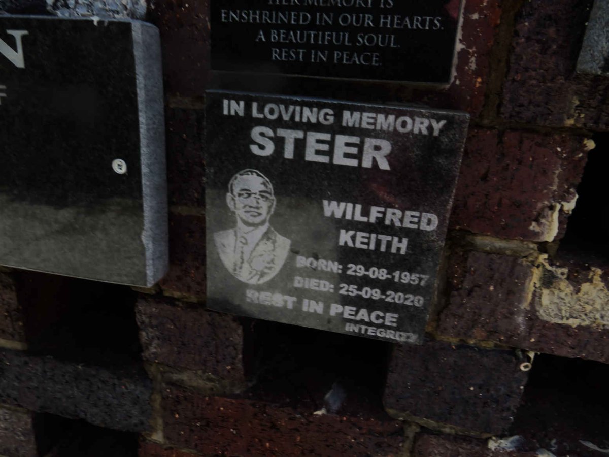 STEER Wilfred Keith 1957-2020