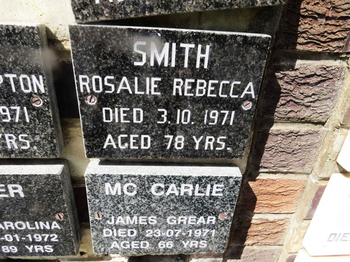 SMITH Rosalie Rebecca -1971