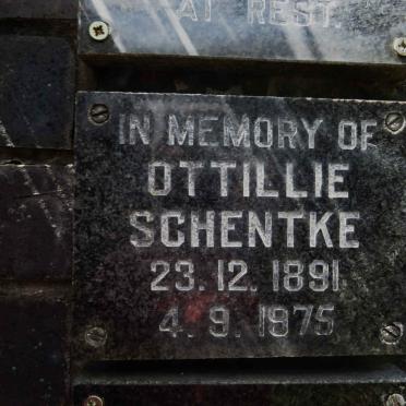 SCHENTKE Ottillie 1891-1975