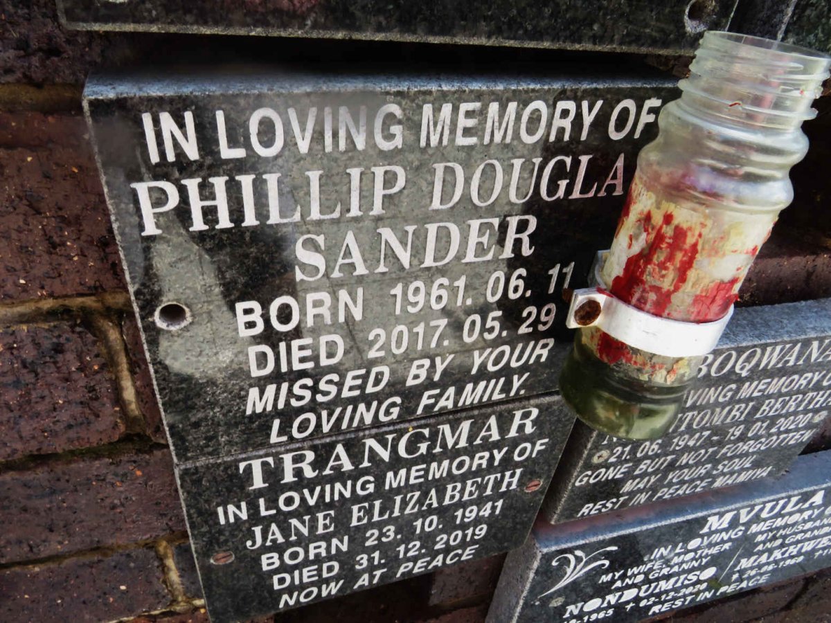 SANDER Phillip Douglas 1961-2017
