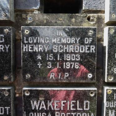 SCHRODER Henry 1903-1976