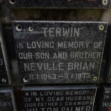 TERWIN Neville Brian 1963-1973
