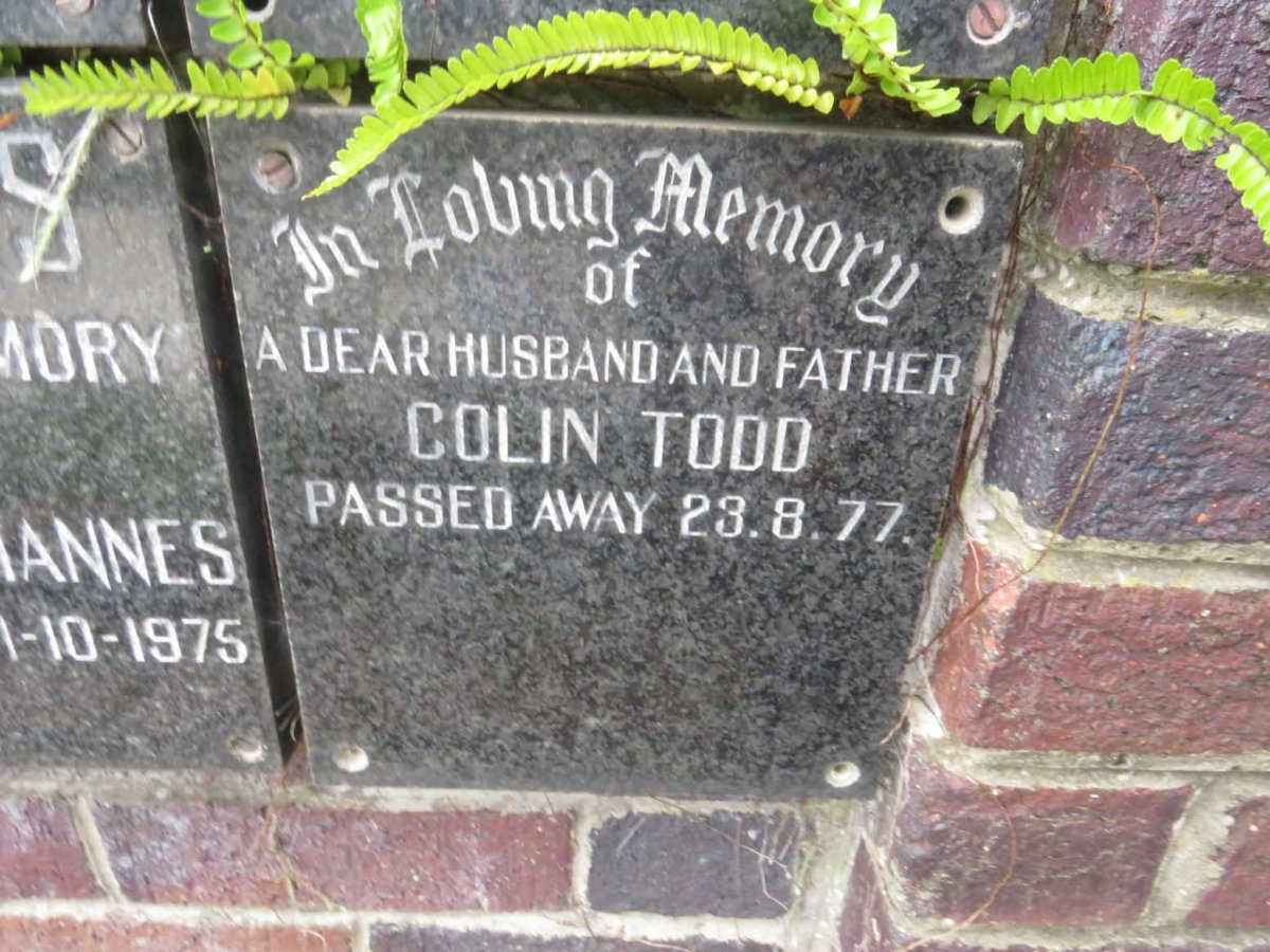 TODD Colin -1977