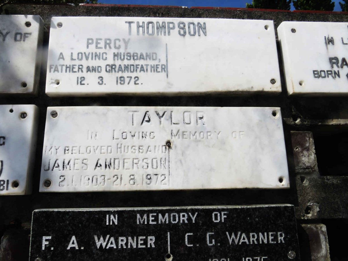 TAYLOR James Anderson 1903-1972