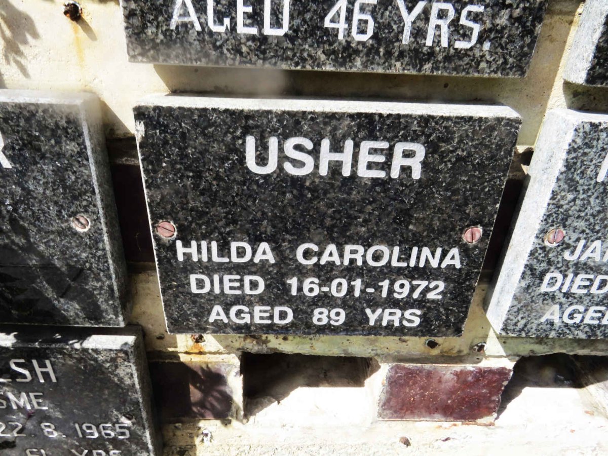 USHER Hilda Carolina -1972