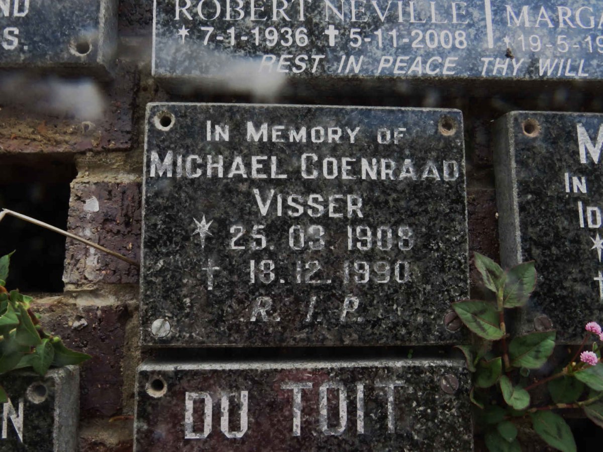 VISSER Michael Coenraad 1908-1990