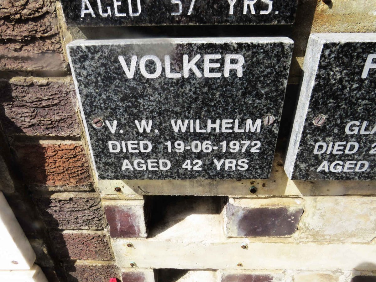 VOLKER V.W. Wilhelm -1972