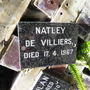VILLIERS Natley, de -1967