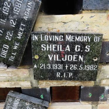VILJOEN Sheila G.S. 1931-1982