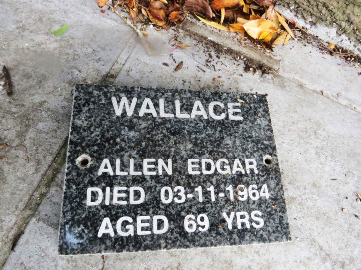 WALLACE Allen Edgar -1964