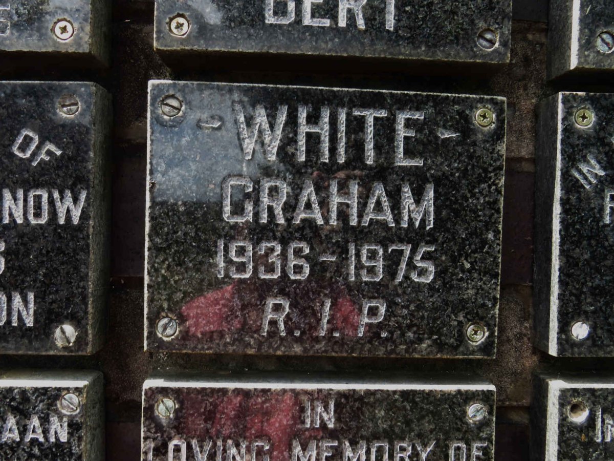 WHITE Graham 1936-1975