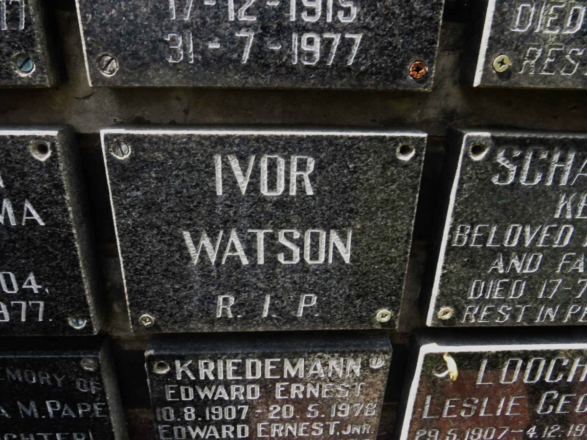 WATSON Ivor