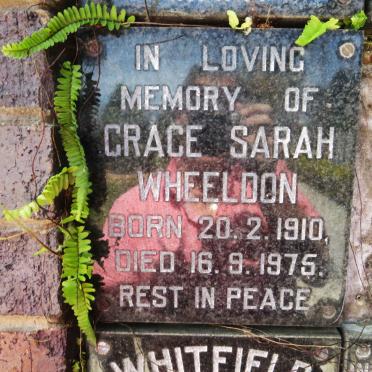 WHEELDON Grace Sarah 1910-1975