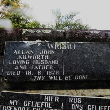 WRIGHT Allan John Kilworth -1978