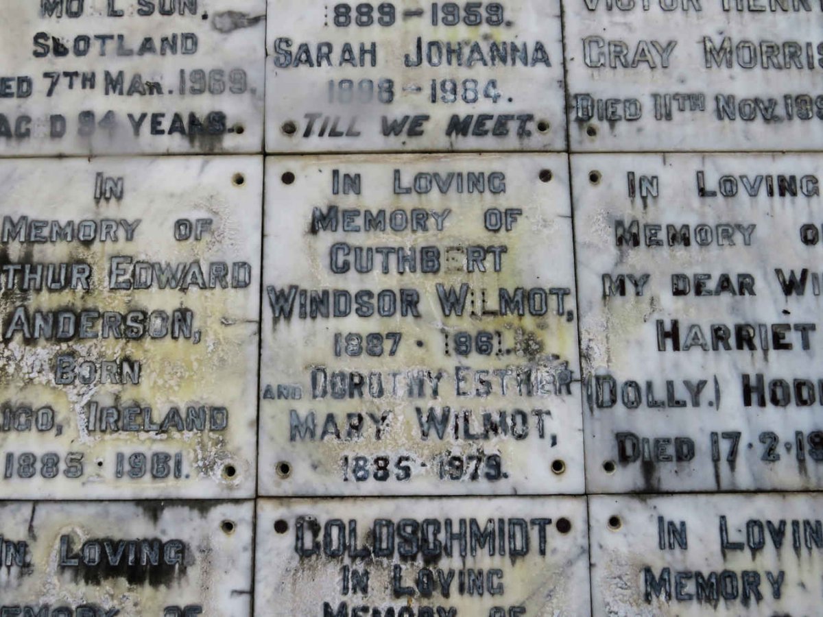 WILMOT Cuthbert Windsor 1887-1961 &amp; Dorothy Esther Mary 1885-1979