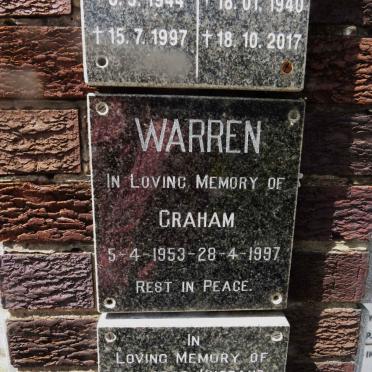 WARREN Graham 1953-1997