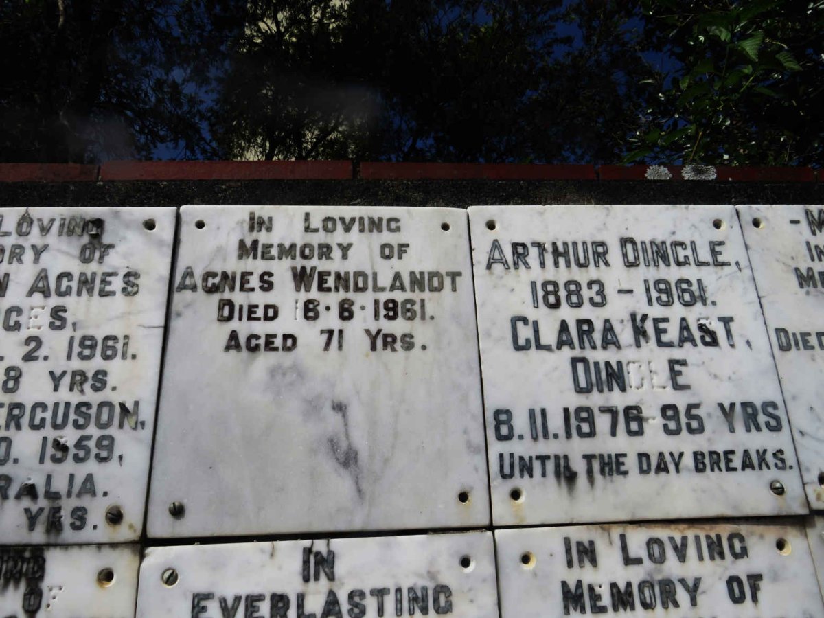 WENDLANDT Agnes -1961