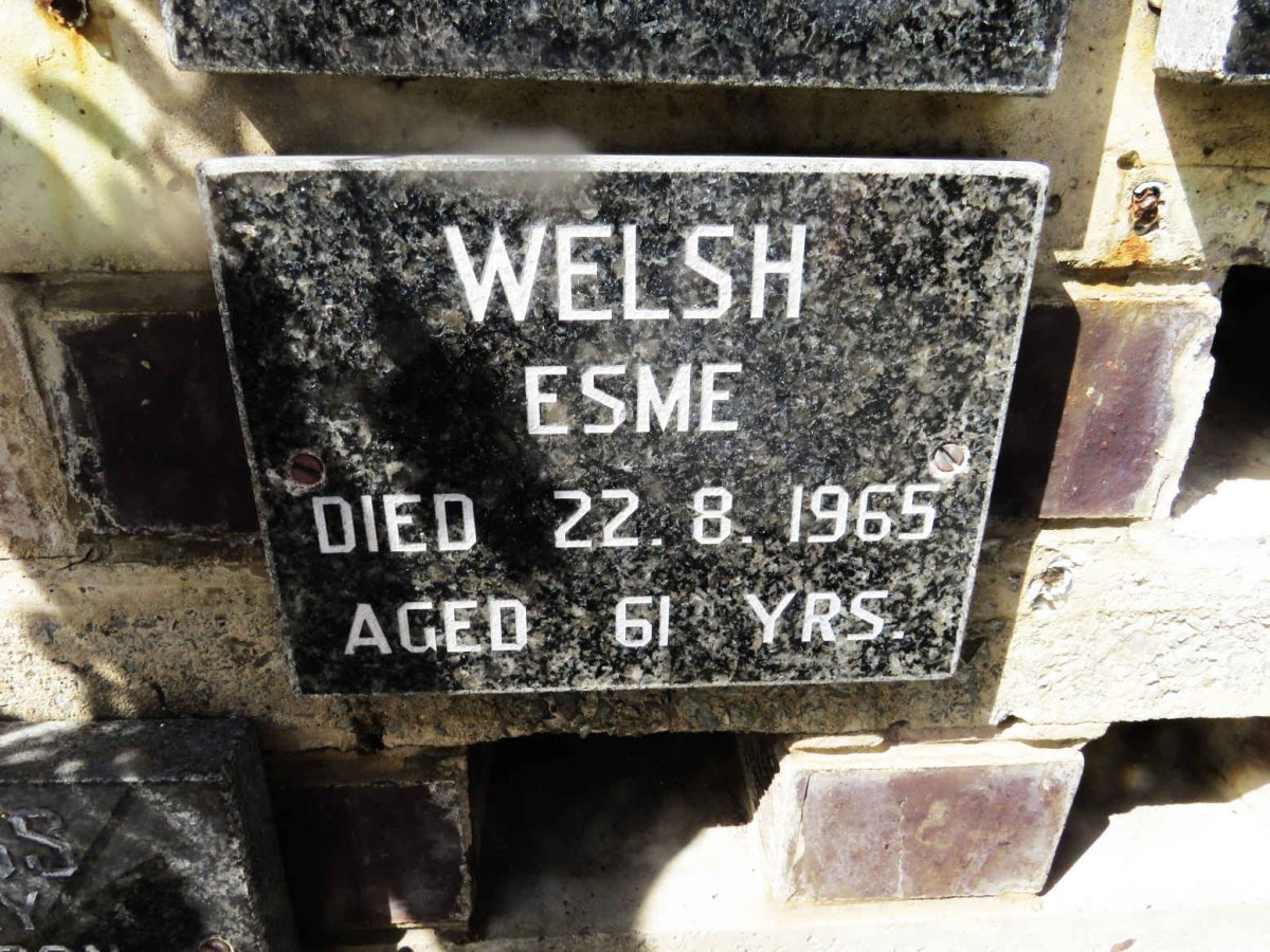 WELSH Esme -1965