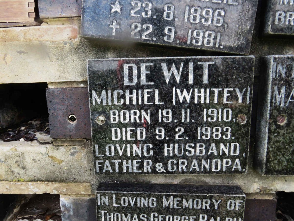 WIT Michiel, de 1910-1983